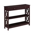 thumbnail image 2 of Pemberly Row Table Console Contemporaine à un Tiroir - Finition Bois Espresso, 2 of 7