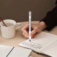 thumbnail image 4 of TIELUTT Geometric Grip Pen: Kaleidoscopic Action Ballpoint Pen with Stress Relieving Retractable Design – Clicky & Ink Well Liner Nice Pens for Men under 10 Pancake Pens Pen Set Pens for Boys 8-12, 4 of 8