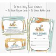 thumbnail image 3 of Inkdotpot Set Of 30Jungle Animals Baby Shower Invitations-Diaper Raffle Tickets And Baby Shower Book Request Cards Gender Neutral Invites Its A Boy Its A Girl, 3 of 8