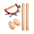 thumbnail image 2 of Wooden Music Educational Set Problem Solving Skills Early Learning Percussion 3pcs, 2 of 7