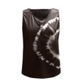 thumbnail image 3 of Fridja Womens O Neck Printing Loose Casual Top Vests, 3 of 5