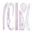 thumbnail image 3 of Dress Makers Ruler Styling Sewing French Curve Ruler Set Fashion Design Rulers Metric Rulers Set for Pattern Makers, Tailors 7 Pieces, 3 of 8
