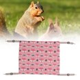 thumbnail image 1 of Double Layer Plush Hammock For Cats, Soft And Comfortable, Easy To Clean, Metal Hook, Easy To Install, Suitable For Rabbits, Kittens, Hamsters, Puppies, Ferrets, 1 of 8