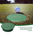 thumbnail image 3 of 10 Pcs Golf Cup Cover Golf Practice Training Aids Hole Covers Golf Hole Putting Green Cover for Golf Course Garden, 3 of 5