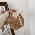 thumbnail image 3 of MesaSe  Crossbody Bag Moon Shape Large Capacity Straw Multipurpose Single Shoulder Strap Bag for Beach, 3 of 10