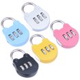 thumbnail image 3 of 5Pcs Household Locker Locks Convenient Padlocks Multi-function Combination Locks Home Accessory, 3 of 6