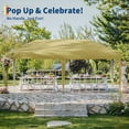 thumbnail image 3 of AKDSteel 10x20 Pop Up Canopy, Outdoor Beach Tent With One Push Setup, Upf 50+ Waterproof Sun Shade For Events And Camping, 3 of 7