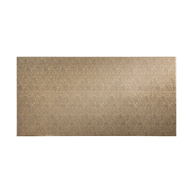 Fasade Hammered Cracked Copper Wall Panel 4' x 8' Panel Easy Installation