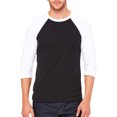 thumbnail image 1 of Bella + Canvas Unisex 3/4-Sleeve Baseball T-Shirt, 1 of 1