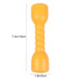 thumbnail image 2 of UPOUART 1Pair Plastic Dumbbells Yellow ABS Material for Dance Performance and Exercise, 2 of 8