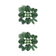 thumbnail image 4 of QualitChoice 60 Pièces Artificielles Laisse la Maison Chambre Simulation Feuille Décoration 6 Types 2PCS, 4 of 6