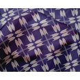 thumbnail image 4 of oneOone Silk Tabby Fabric Arrow Sign Kasuri Print Sewing Fabric BTY 42 Inch Wide, 4 of 4