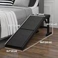 thumbnail image 3 of PawHut Pet Ramp Bed Steps for Dogs Cats, Black, 3 of 10
