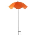 thumbnail image 1 of Large Garden Parasol for Potted Plants | Outdoor Sun & Rain Protection Umbrella with Stake | 47" Shade Canopy | Durable Metal Frame & Rubberized Cloth Cover, 1 of 5