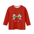thumbnail image 3 of YUNAFFT Garçons et Filles T-Shirts à Imprimé de Noël 3-12 Ans Décontractés à Manches Courtes Extensibles Type Coton à Col Rond, 3 of 3