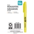 thumbnail image 2 of Pen+Gear Yellow Chisel Tip Pocket Highlighters, 36 Count, 2 of 5