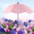 thumbnail image 5 of Large Garden Parasol for Potted Plants | Outdoor Sun & Rain Protection Umbrella with Stake | 47" Shade Canopy | Durable Metal Frame & Rubberized Cloth Cover, 5 of 5