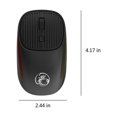 thumbnail image 2 of COFEST Wireless Mouse 2.4G Noiseless Mouse with USB Receiver Portable Computer Mice for Desktop Computer Laptop Black, 2 of 4