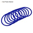 thumbnail image 4 of Unique Bargains 8.5cm Plastic Carnival Ringtoss Rings Hoop Party Favor Game, Blue 24 Pack, 4 of 5