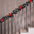 thumbnail image 1 of Amzcrzy Simulation Vine Halloween Rose Leaves Simulation Rattan Artificial Rose Leaves Decoration Arrangement Thanksgiving Pumpkin Rattan. Christmas Decorations Halloween Decorations Fall Decor, 1 of 6