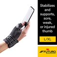 thumbnail image 1 of Futuro Deluxe Thumb Stabilizer, Improves Stability, Moderate Stabilizing Support, Large/X-Large, Black, 1 of 1