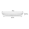 thumbnail image 3 of EGNMCR Tools&Home Improvement Transparent Plastic Tray Suitable For Indoor And Outdoor Pot Trays Pot Trays 5pc a tray, 3 of 4