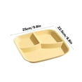 thumbnail image 3 of Fridja Liquidation de Noël Assiettes Compartimentées de 10 Pouces pour Manger Souper avec Paille pour Enfants Adultes Pique-Nique Assiettes Réutilisables, 3 of 5