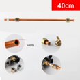 thumbnail image 3 of Bgsha 9mm Thread Aluminum For household Air Compressor Exhaust Tube With lock cylinder, 3 of 8