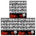 thumbnail image 2 of Youkk 25 Pcs/ensemble Pochoirs d'Halloween pour Dessiner des Visages de Citrouille Divers Modèles Réutilisables Taille Appropriée 3Ensemble, 2 of 6