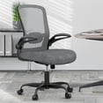 thumbnail image 3 of Office Chair, Ergonomic Desk Chair with Adjustable Lumbar Support, High Back Mesh Computer Chair with Flip-up Armrests-BIFMA Passed Task Chairs, Executive Chair for Home Office (Iron Gray, M, 3 of 9
