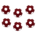 thumbnail image 3 of 6 Pcs Balles de Football Standard de Remplacement pour Table 1 1/4 Pieds' - Rouge Foncé, 3 of 8