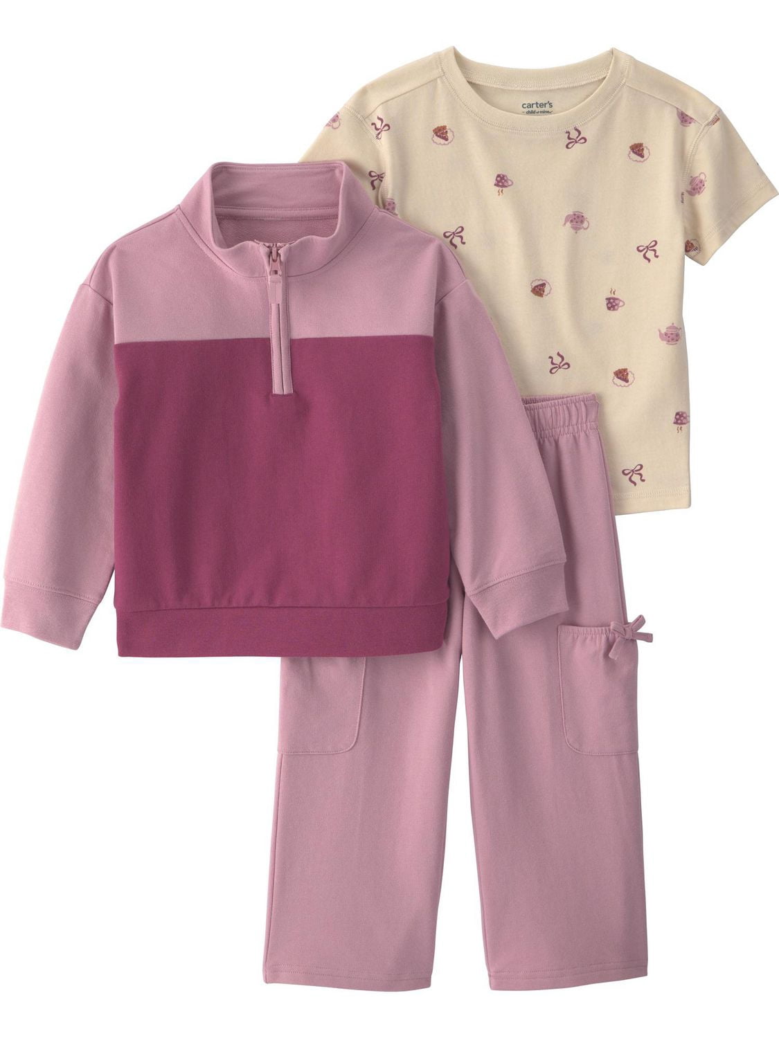 Ensemble universitaire 3 pièces pour petite fille Carter's Child of Mine