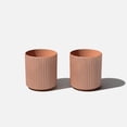 thumbnail image 1 of Veradek Demi Series 12" Plastic-Stone Planter - 2-Pack Terracotta, 1 of 10