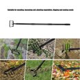 thumbnail image 4 of Garden Rake with Garden Hoe, Heavy Duty Weeding  Stirrup Hoe and Cultivator with Adjustable Handle, Stainless Steel Hula Hoe Garden Tool for Weeding, Loosening Soil, Planting, 4 of 8