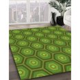 thumbnail image 3 of Ahgly Tapis d'Intérieur Lavable en Machine Carré Vert Algue, 8 Pieds Carré, 3 of 7