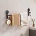 thumbnail image 4 of EGNMCR Tools&Home Improvement Towel Rack Suction Cup Strong Punch-free Bathroom Towel Rack Wall Hanging Bathroom Shelf Storage Pole, 4 of 4
