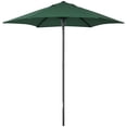 thumbnail image 1 of Outsunny 6.6FT Patio Umbrella, Outdoor Parasol with 6 Solid Ribs, Green, 1 of 10