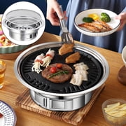 Korean Charcoal Barbecue Grill Portable Charcoal BBQ Grill Japanese Stove Without Plate cookware pot mini Barbecue Rack