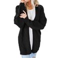 thumbnail image 1 of Women's Soild Knit Cardigans Loose Slouchy Oversized Wrap Chunky Sweaters Coat, 1 of 9