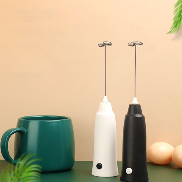 FUEENIRVA 1Pcs Small Mixer Electric Hand Mixer ABS White Quick Heat Dissipation Baking