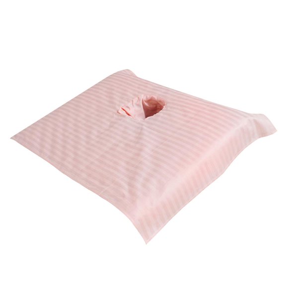 Rongfmy Beauty Bedsheet, Massage Couch Cover with Hole, Reusable Spa Linens Massage Bed Jade Pink