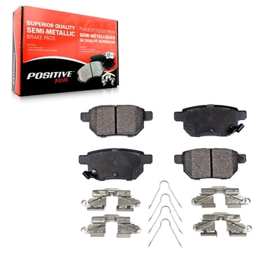 Positive Plus Rear Semi-Metallic Disc Brake Pads PPF-D1423 for Car Toyota Corolla Matrix Yaris Prius Prime Pontiac Vibe Scion iM tC Lexus CT200h xB AWD-e Plug-In