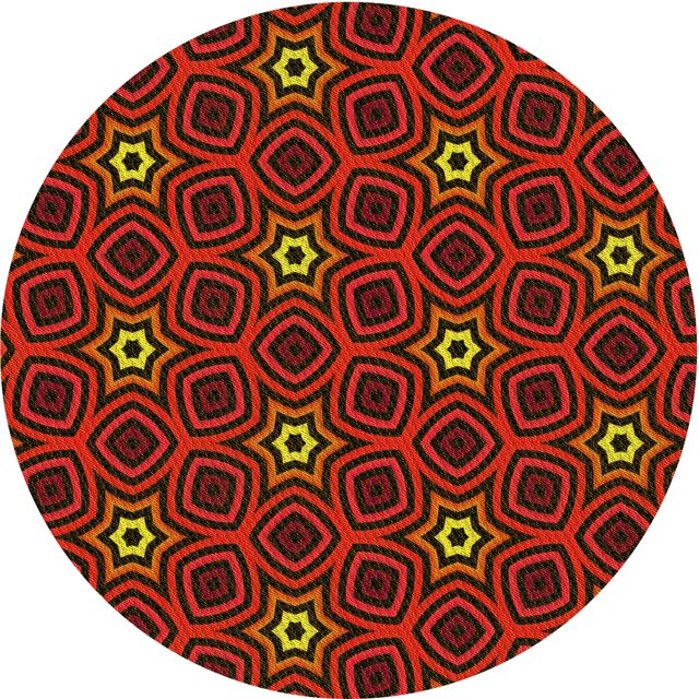 Ahgly Company Tapis Rond Lavable en Machine Intérieur Transitionnel Brun Bronze Foncé, 5 Pieds Rond