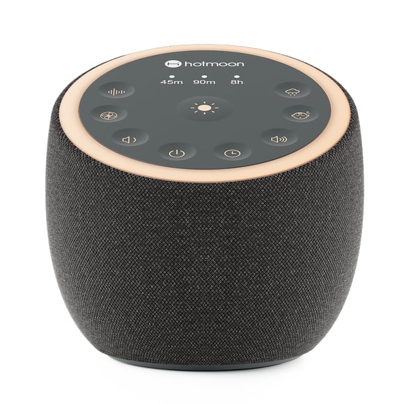 Hotmoon Cocoon White Noise Machine with 40 Soothing Sounds, Noise Maker, 8 Night Light, Timers Function 32 Adjustable Volume Memory Function, for Sleep, Yoga, Meditation