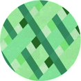 thumbnail image 1 of Ahgly Tapis d'Intérieur Lavable en Machine Carré Vert Jade, 3 Pieds Carré, 1 of 7