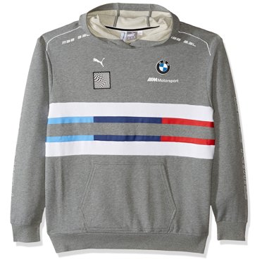 Motorsport Chandail à Capuchon BMW pour Homme, Moyen, Gris Chiné Moyen