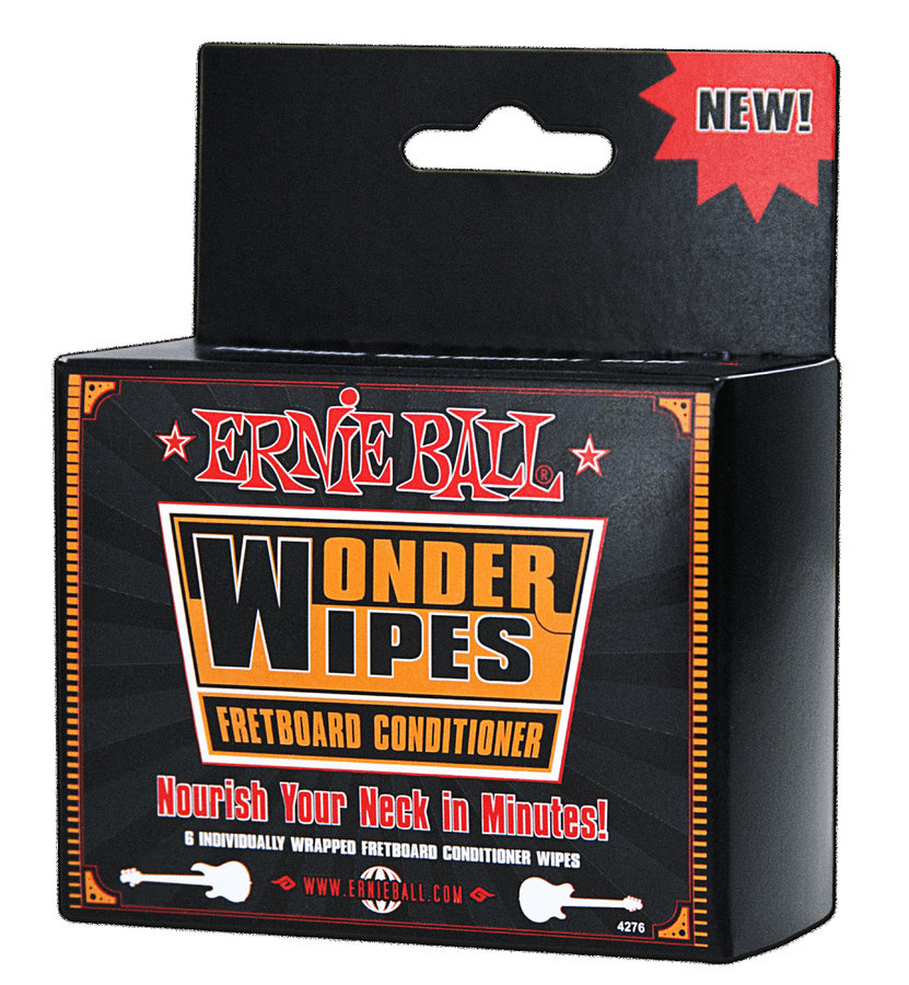 Ernie Ball P04276 Wonder Wipes après-Shampooing - Lot de 6