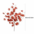 thumbnail image 3 of EGNMCR Halloween Decorations, Thanksgiving Decorations 1 PCS Fall Decor Artificial Silk Maple Leaves Branches Set 35.43 Inch Fall Stems Faux Maple Leaves For Wedding Bouquet Table Maple Leaf Bunch, 3 of 6