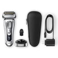 thumbnail image 4 of Braun Series 9 9330s Latest Generation Electric Shaver, Rechargeable & Cordless Electric Razor for Men - Charging Stand, Fabric Travel Case, 4 of 5