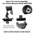 thumbnail image 1 of Spare Tire Carrier Assembly 51900-60280 For Toyota 4Runner GX470 2003-2009, 1 of 12